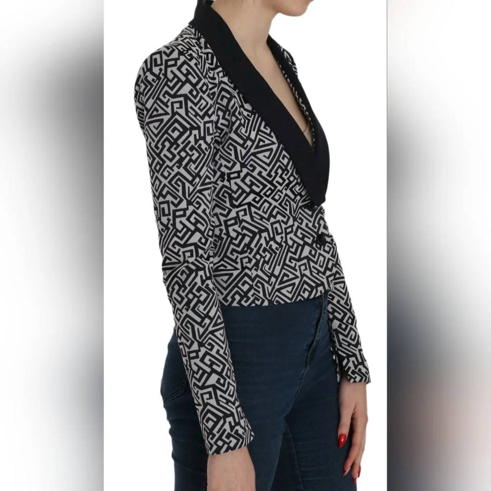 Patrizia Pepe Blue Blazer Single Breasted Long Sleeve M